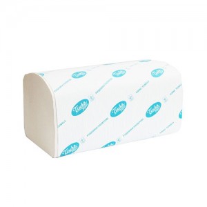Рушники паперові PREMIUM, V 22.5x22.2см біли, 160л*20пач  "Tischa papier" P123