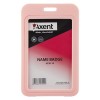 Бейдж вертикальний 50х84 мм, PP, рожевий "Axent" 4530-10-A 