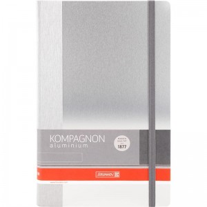 Книга записна Компаньйон Aluminium, А5, 96 арк., нелінована "Brunnen" 10 552 20 05