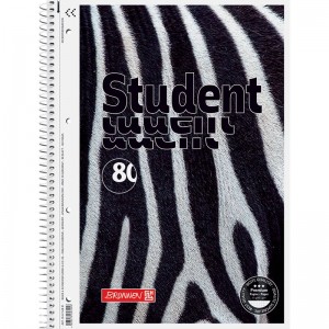 Коледж-блок А4 Premium, 80арк., кліт., Zebra "Brunnen" 10 675 28 05