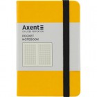 Книга записная PARTNER 95x140мм, 96л, клетка, желтая "Axent" 8301-08-А