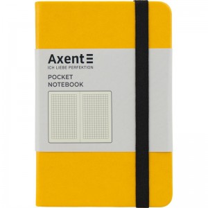 Книга записная PARTNER 95x140мм, 96л, клетка, желтая "Axent" 8301-08-А