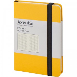 Книга записная PARTNER 95x140мм, 96л, клетка, желтая "Axent" 8301-08-А