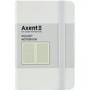 Книга записна PARTNER 95x140мм, 96л, клітинка, біла "Axent" 8301-21-А