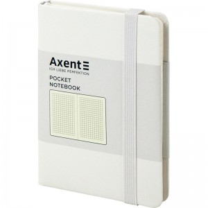 Книга записна PARTNER 95x140мм, 96л, клітинка, біла "Axent" 8301-21-А