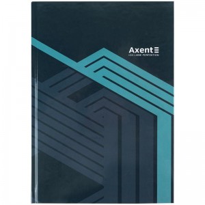 Книга канцелярська А4, 96 арк, клітинка, сіра, Lines "Axent" 8422-580-А
