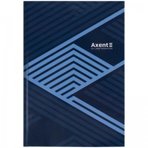 Книга канцелярська А4, 96 арк, клітинка, синя, Lines "Axent" 8422-581-А