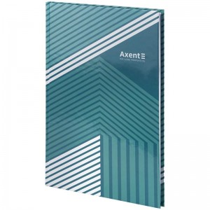 Книга канцелярська А4, 96 арк, клітинка, зелена, Lines "Axent" 8422-582-А