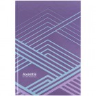 Книга канцелярська А4, 96 арк, клітинка, бузкова, Lines "Axent" 8422-583-А
