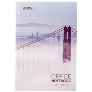 Книга канцелярськая А4, 192 арк, клітинка, San Francisco "Axent" 8423-22-A