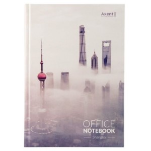Книга канцелярська А4, 192 арк, клітинка, Shanghai "Axent" 8423-24-A