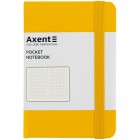 Книга записная PARTNER 95x140мм, 96л, клетка, желтая "Axent" 8301-08-А
