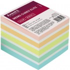 Папір для нотаток "Elite Color" 90х90х40 мм, не склеєний. Асорті кольорів. "Axent" 8026-A