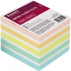 Папір для нотаток  "Elite Color 90х90х70 мм, не склеєний. Асорті кольорів "Axent" 8028-A