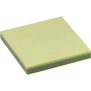  Блок паперу для нотаток PASTEL, 76х76 мм, 4 кол. по 25 арк. "BuroMAX" 2312-10