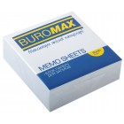 Блок білого паперу для нотаток 90х90х30мм, склеєний  "BuroMAX" ВМ.2208