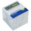 Блок білого паперу для нотаток,LUX 90х90х90мм, не склеєний  "BuroMAX" 2219