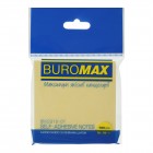 Блок паперу для нотаток PASTEL, 76х76 мм, 100 арк., жовтий  "BuroMAX" 2312-01