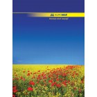 Книга канцелярська  А4, 96 арк, клітинка, NATURE,"Buromax" ВМ.2400