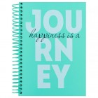 Блокнот на спіралі, А5, тверда обкл., 120 арк, клітинка, Journey "Axent" 8464-3-A