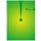 Блокнот на спіралі тверда обкл., А5, 96арк. №29 "Axent" 8032-29-A
