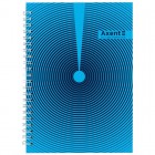 Блокнот на спіралі тверда обкл., А5, 96арк. №32 "Axent" 8032-32-A