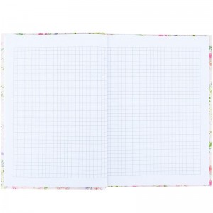 Записна книжка А5, 96 арк., клітинка, тв. обкл., TR, Floral 1 "Axent" 8457-10-A-TR