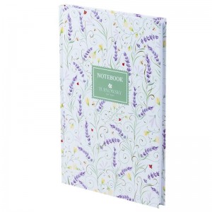 Записна книжка А5, 96 арк., клітинка, тв. обкл., TR, Floral 3 "Axent" 8457-12-A-TR