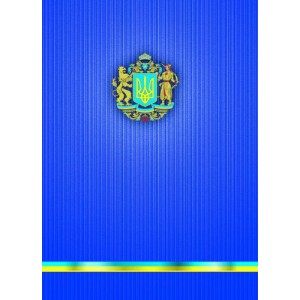 Книга канцелярська  А4, 96 арк, клітинка, UKRAINE "Buromax" ВМ.2400-38