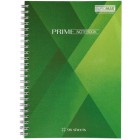 Зошит на пружині PRIME А5, 96арк., клітка, в карт. обкл., салатовий "BuroMax" BM.24551101-15