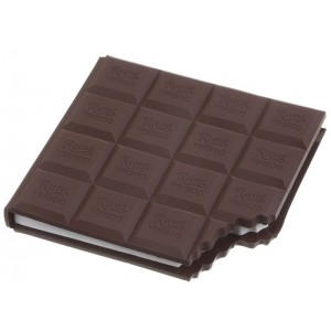 Блокнот CHOCOLATE, 100х87мм, 80 арк., нелінований, ароматизована Soft touch обкл. "ZiBi" ZB.12470-19