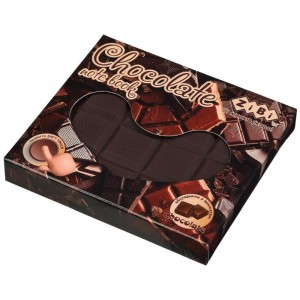 Блокнот CHOCOLATE, 100х87мм, 80 арк., нелінований, ароматизована Soft touch обкл. "ZiBi" ZB.12470-19