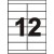 12шт., 105х44мм