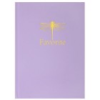 Книга записна А5, 96 арк., клітинка, FAVOURITE, PASTEL бузкова "BuroMax" BM.2410-426