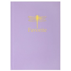 Книга записна А5, 96 арк., клітинка, FAVOURITE, PASTEL бузкова "BuroMax" BM.2410-426