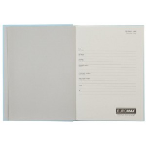 Книга записна А5, 96 арк., клітинка, FAVOURITE, PASTEL бузкова "BuroMax" BM.2410-426