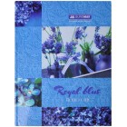 Книга канцелярська  А4, 96 арк, клітинка, BOHO CHIC, синя "Buromax" BM.2400-202