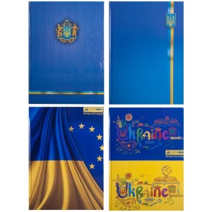 Книга канцелярська  А4, 96 арк, клітинка, UKRAINE "Buromax" ВМ.2400-38