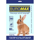 Папір кольоровий PASTEL, блакитний, 50 арк., А4, 80 г/м² «BuroMax» BM.2721250-14