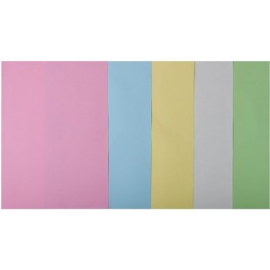Набір кольорого паперу PASTEL, 5 кол., 50 арк., А4, 80 г/м² «BuroMax» BM.2721250-99