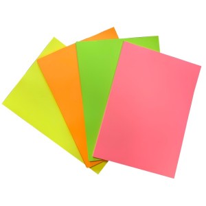 Набір кольорового паперу NEON, 4 кол., 200 арк., А4, 80 г/м² «BuroMax» BM.27215200-99