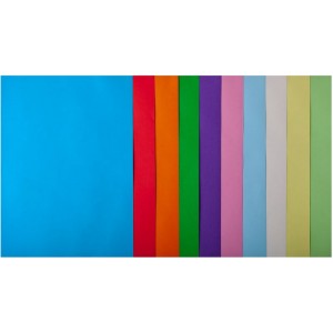 Набор цветной бумаги 80 г/м2, А4, 20 л., 10цв. PASTEL+INTENSIVE «BuroMax» BM.2721620-99