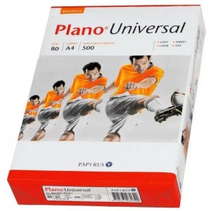 Папір офісний PLANO UNIVERSAL, A4, 80г/м2, 500арк, клас C
