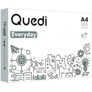 Папір офісний "Quedi" Everyday, A4, 80г/м2, 500арк, клас C