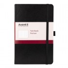 Книга записна PARTNER 125x195мм, 96арк, кліт, чорна "Axent" 8201-01-А
