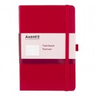 Книга записна PARTNER 125x195мм, 96арк, кліт, червона "Axent" 8201-03-А
