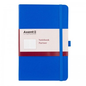 Книга записна PARTNER 125x195мм, 96арк, кліт, блакитна "Axent" 8201-07-А