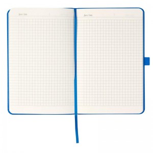 Книга записна PARTNER 125x195мм, 96арк, кліт, блакитна "Axent" 8201-07-А