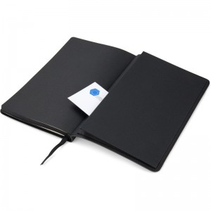 Книга записна Partner Soft, 125х195мм, 96арк, клітинка, сіра "Axent" 8206-15-A