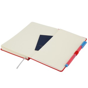 Книга записна PARTNER 125x195мм, 96арк, кліт, червона "Axent" 8201-03-А